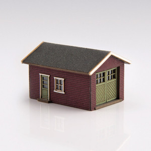 Archistories ~ Z Scale ~ Single Garage Kit ~ Ruby ~ 426070-R