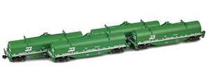 American Z Line ~ Z Scale ~ Coil Car ~ 4-Pack ~ Burlington Northern BN ~ 913410-1