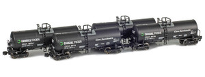 American Z Line ~ Z Scale ~ 17,600 Gallon Tank Car ~ 4-Pack ~ Cargill CRGX ~ 903806-1