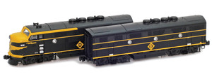 American Z Line ~ Z Scale ~ EMD F3 A-B Set ~ Erie #802A & #8022 ~ DC Version ~ 62920-1