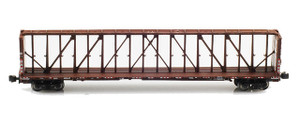 American Z Line ~ Z Scale ~ Centerbeam Flat Car ~ Soo Line SOO ~ 91354-1