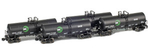 American Z Line ~ Z Scale ~ 17,600 Gallon Tank Car ~ 4-Pack ~ Cargill CRGX ~ 903804-1