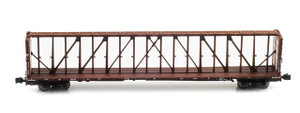 American Z Line ~ Z Scale ~ Centerbeam Flat Car ~ 4-Pack ~ Canadian National CN ~ 90358-1