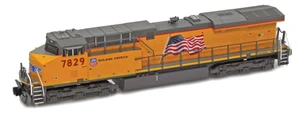 American Z Line ~ Z Scale ~ GE ES44AC ~ Union Pacific UP #7829 ~ DC Version ~ 62400-6