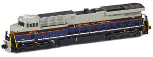 American Z Line ~ Z Scale ~ GE ES44AC ~ Central of Georgia NS #8101 ~ DC Version ~ 62411-5
