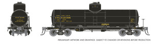 Rapido ~ HO Scale ~ Union X-3 8,000 Gal Tank Car ~ Union Tank Car UTLX #21584 ~ 1950s Scheme ~ 159105-21584