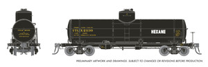 Rapido ~ HO Scale ~ Union X-3 8,000 Gal Tank Car ~ Union Tank Car UTLX #21130 ~ Hexane ~ 159108-21130