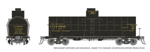 Rapido ~ HO Scale ~ Union X-3 "Breadbox" Insulated Tank Car ~ Union Tank Car UTLX #85913 ~ Late 1930s Scheme ~ 159301-85913