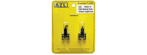 American Z Line ~ Z Scale ~ Roller Bearing Freight Trucks ~ 13.5mm Coupler Arm ~ 2-Pack ~ 90001-3