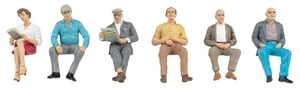 Pola G ~ G Scale ~ 6 Seated Travelers III ~ 331503