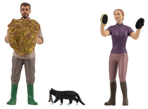 Pola G ~ G Scale ~ Horse Groom and Cat ~ 331519