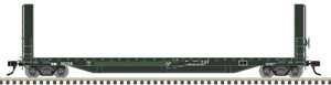Atlas ~ HO Scale ~ Master ~ 51'6" Bulkhead Flatcar ~ Ready to Run ~ Indiana Harbor Belt IHB #18228 ~ 20007103