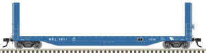 Atlas ~ HO Scale ~ Master ~ 51'6" Bulkhead Flatcar ~ Ready to Run ~ Montana Rail Link MRL #61011 ~ 20007109