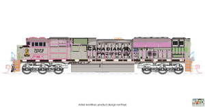 Kato ~ N Scale ~ EMD SD70ACU ~ Canadian Pacific CP #7023 ~ DC Version ~ 176-8544