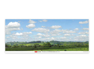 Peco ~ Backscene Photographic Background ~ Water Meadow ~ SK-P05