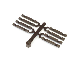 Peco ~ TT Scale ~ Code 55 ~ Additional Wooden Sleepers ~ 24 Pieces ~ SL-1208