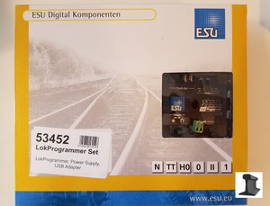ESU ~ LokProgrammer Set US 110V ~ USB ~ CD ~ Cable ~ Power Supply ~ ESU53452