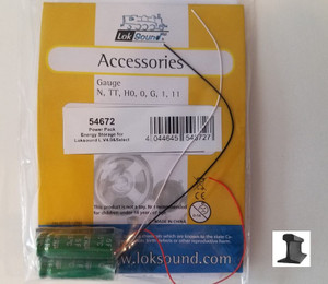 ESU 54672 Powerpack Maxi Energy Storage For Locomotive Sound L V4.0 & V5.0 2x 5F/2.7V
