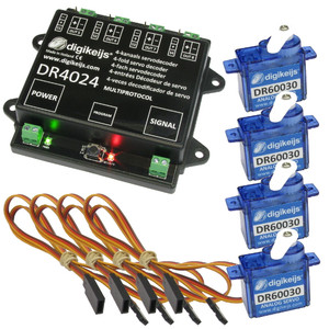 Digikeijs DR4024 Servo Decoder Complete Set ~ Works With All Brands!