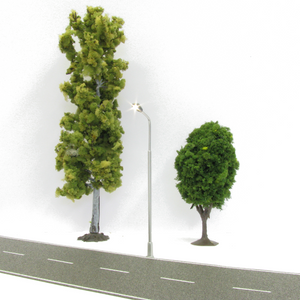 Digikeijs Street Lights - N Scale - Single Light Warm White LED's With Resistors (4pcs)