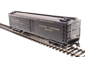 Broadway Limited ~ 1827 ~ HO Scale ~ Denver & Rio Grande 53'6" Wood Express Reefer #1607 ~ 1827
