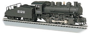 Bachmann HO ATSF Santa Fe USRA #2128 0-6-0 With Smoke