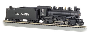Bachmann ~ HO Scale ~ Rio Grande #74 Flying 2-6-2 ~ Prairie With Smoke ~ 51526