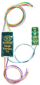 TCS ~ WOW101-Steam ~ WOWSound DCC Sound Decoder ~ 9 Pin ~ 6 Functions ~ With KA3 Keep Alive ~ 1517