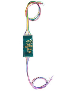 TCS ~ WOW101-Diesel ~ WOWSound DCC Sound Decoder ~ 9 Pin ~ 6 Functions ~ Keep Alive Wires ~ 1530