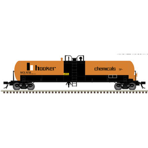 Atlas ~ HO Scale ~ Hooker Chemical ~ 20,700 GAL Tank Car ~ #10735 ~ 20005392