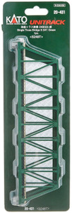 Kato ~ N Scale ~ UniTrack Single Truss Bridge 248mm 9 3/4" Green S248T ~1 pc ~ 20-431