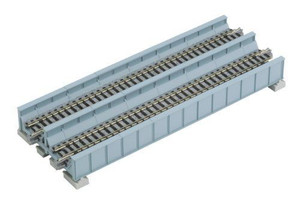 Kato ~ N Scale ~ UniTrack Single Track Plate Girder Bridge 186mm 7 5/16" Light Blue WS186T ~ (1 pc) ~ 20-455