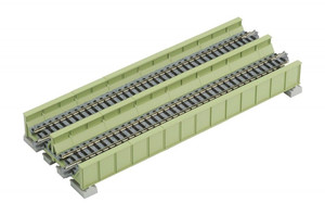 Kato ~ N Scale ~ UniTrack Single Track Plate Girder Bridge ~ WS186T ~ (1 pc) ~ 20-456