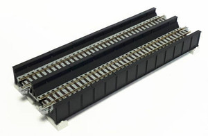 Kato ~ N Scale ~ UniTrack Single Track Plate Girder Bridge 186mm 7 5/16" Black WS186T ~ (1 pc) ~ 20-458