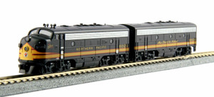 Kato ~ N Scale ~ F7 AB Set ~ Northern Pacific 6012A & 6012B ~ Both Powered DCC Ready ~ 106-0422