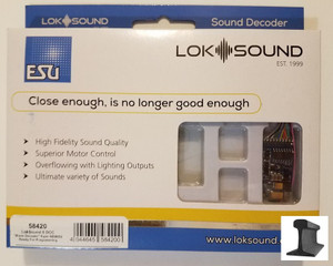 ESU ~ LokSound V5.0 DCC ~ Blank Decoder ~ 8 Pin NEM652 ~ ESU58420