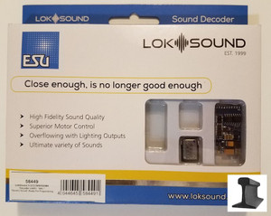 ESU ~ LokSound V5.0 DCC/MM/SX/M4 ~ Blank Decoder ~ 21 Pin ~ MKL For Marklin ~ With Sugar Cube ~ ESU58449