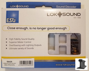 ESU ~ LokSound V5.0 DCC ~ Blank Decoder ~ 21 Pin NEM6660 ~ 58429