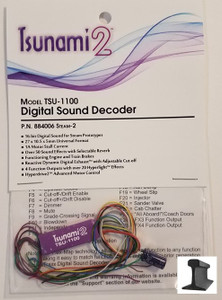 Soundtraxx Tsunami 2 ~ TSU-1100 Steam-2 Sound Decoder ~ 884006