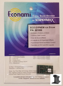 Soundtraxx Econami ~ ECO-21 Pin NEM Steam Sound Decoder ~ 881006