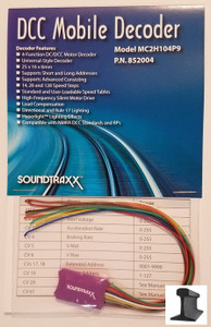 Soundtraxx ~ DCC Motor Only Decoder ~ MC2H104P9 ~ 9 Pin Universal ~ 852004