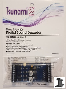 Soundtraxx Tsunami 2 ~ TSU-4400 (Steam-2) DCC Sound Decoder 4 Amp ~ 884009