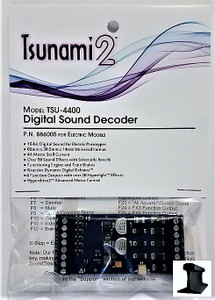 Soundtraxx Tsunami 2 ~ TSU-4400 Electric DCC Sound Decoder 4 Amp ~ 886005