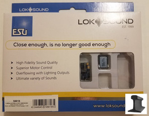 ESU ~ LokSound V5.0 Micro Next18 ~ DCC/MM/SX/M4 ~ With Sugar Cube Speaker ~ 58818