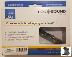 ESU ~ LokSound V5.0 Direct PNP DCC ~ Blank Sound Decoder ~ 58821