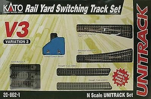 Kato ~ N Scale ~ UniTrack Yard Switching Set Variation ~ V3 ~ 20-862-1
