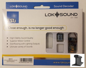 ESU ~ LokSound V5.0 DCC/MM/SX/M4 ~ Blank Decoder ~ PluX22 ~ With Sugar Cube Speaker ~ 58412