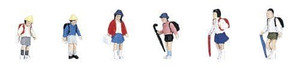 Kato ~ N Scale ~ People Elementary School Children ~ 24-209