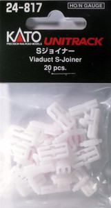 Kato ~ HO / N Scale ~ UniTrack Viaduct S-Joiners ~ (20 pcs) ~ 24-817