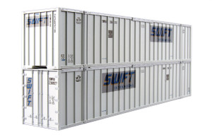 Kato ~ HO Scale ~ Swift Intermodal 53' Container ~ (2 Pack) ~ 30-9026